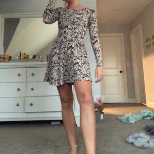 Forever 21 floral print skater dress